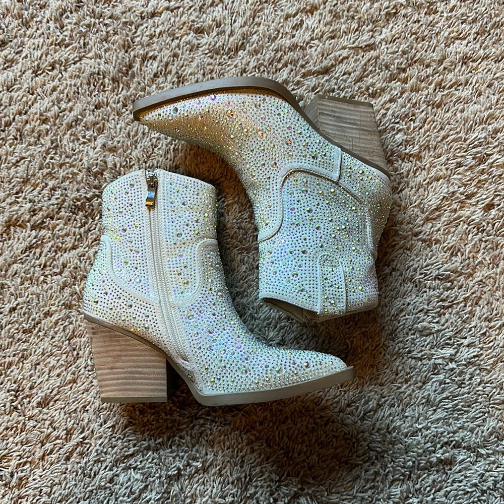 Madden Girl Rhinestone Cowgirl boots